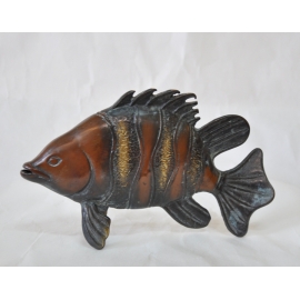 銅雕小熱魚 y14184 立體雕塑.擺飾 立體擺飾系列-動物、人物系列